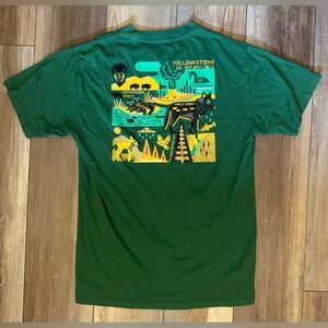 Parks Project Women’s T Shirt Yellowstone Green M Medium